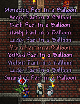 Menacing treasure bag” +4% damage : r/Terraria